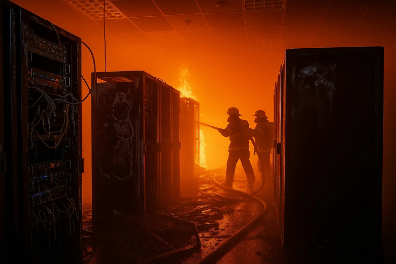 Пожар уничтожил 858 ТБ данных и парализовал работу правительства Южной Кореи